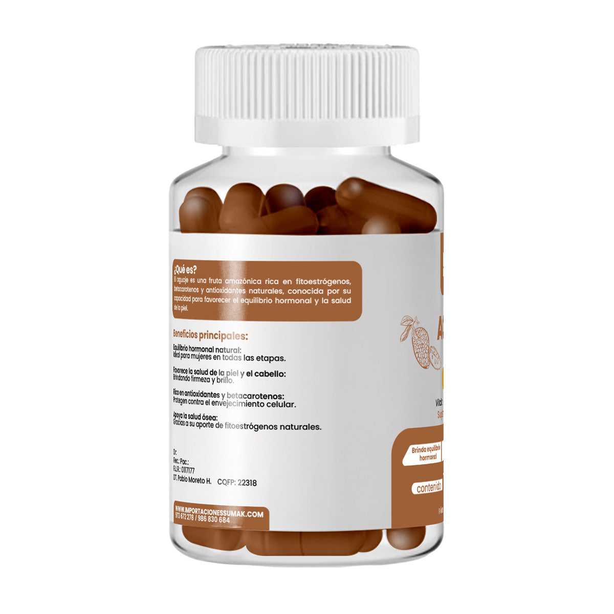 AGUAJE PLUS 100 CAPSULAS DERMO SUMAK