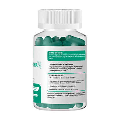 ASHWAGANDHA PLUS 100 CAPSULAS DERMO SUMAK