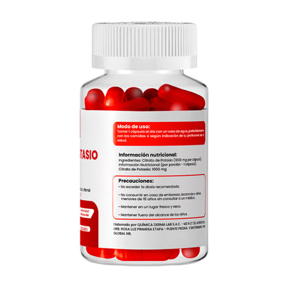 CITRATO DE POTASIO 100 CAPSULAS DERMO SUMAK