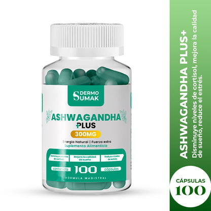 ASHWAGANDHA PLUS 100 CAPSULAS DERMO SUMAK
