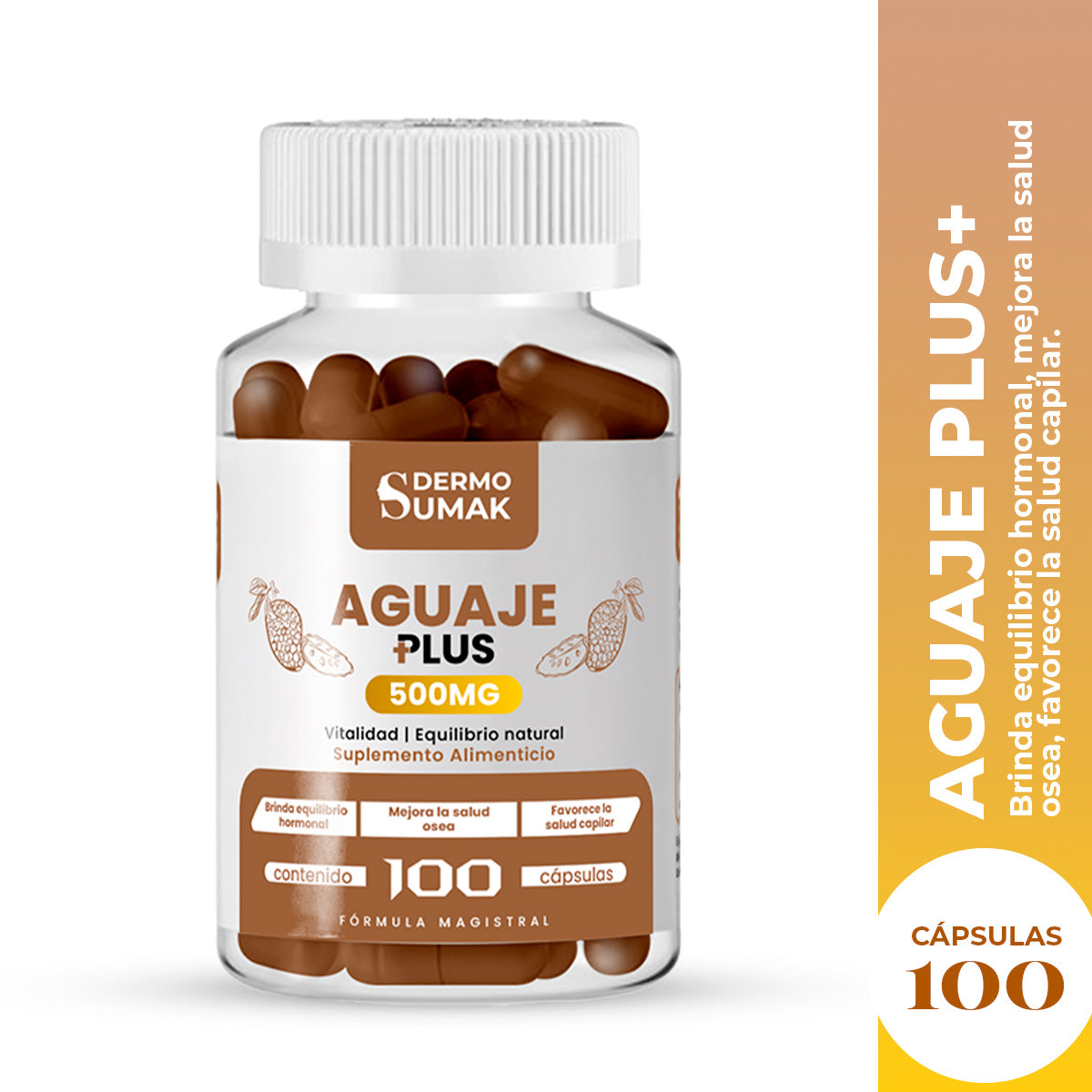AGUAJE PLUS 100 CAPSULAS DERMO SUMAK