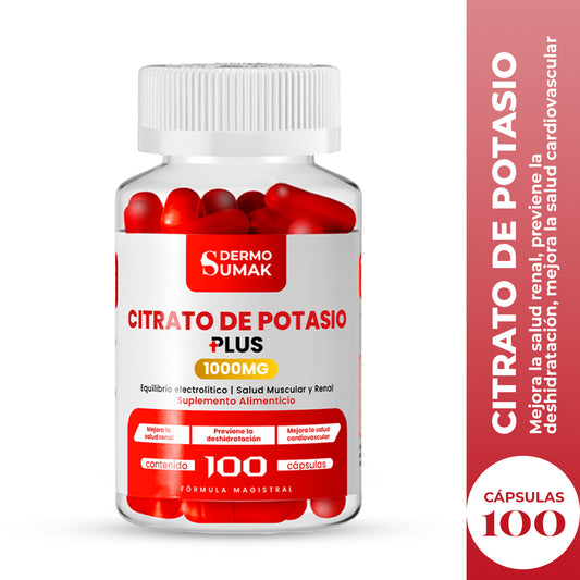 CITRATO DE POTASIO 100 CAPSULAS DERMO SUMAK
