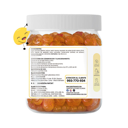 GOMITAS OMEGA - ADULTO 130 GOMITAS - DERMO SUMAK