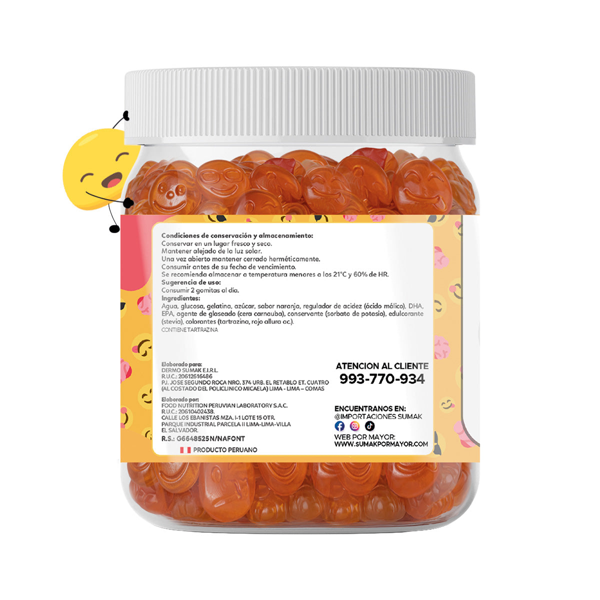 Gomitas Omega Niños 150 Gomitas - Dermo Sumak