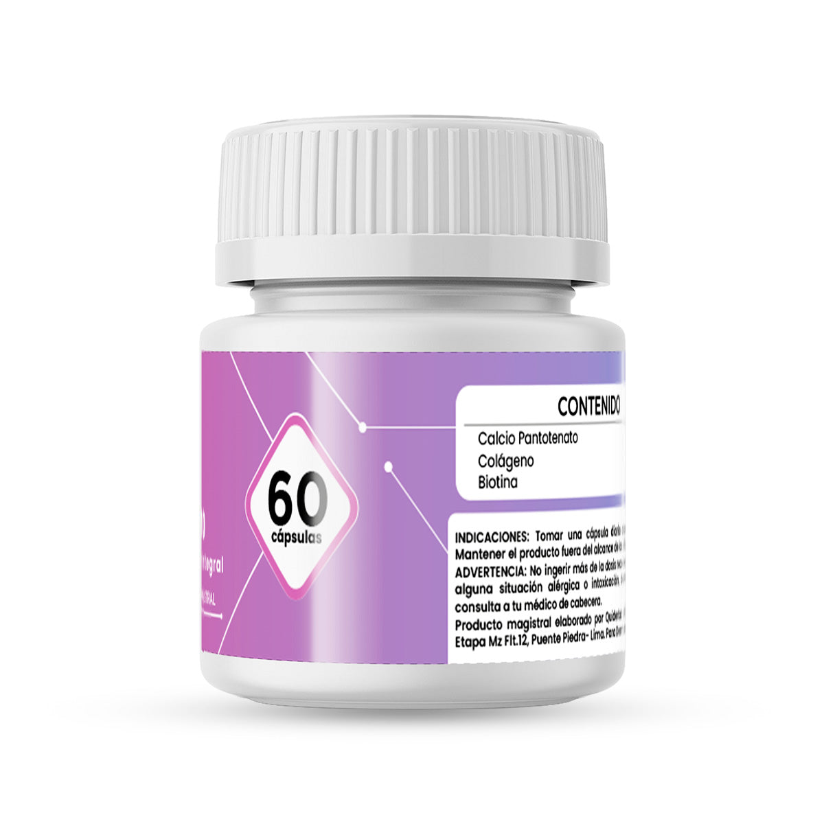 BIOTINA 10 MG & COLAGENO 10 MG X 60 CAPSULAS - DERMO SUMAK