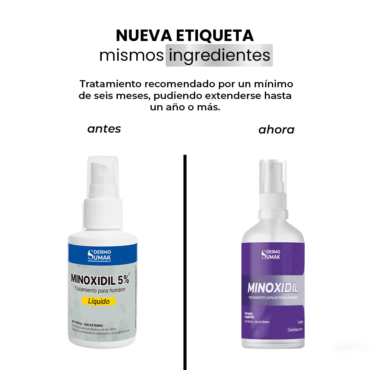 DERMO SUMAK LOCION CAPILAR Y FACIAL MINOXIN 5% X 60ML