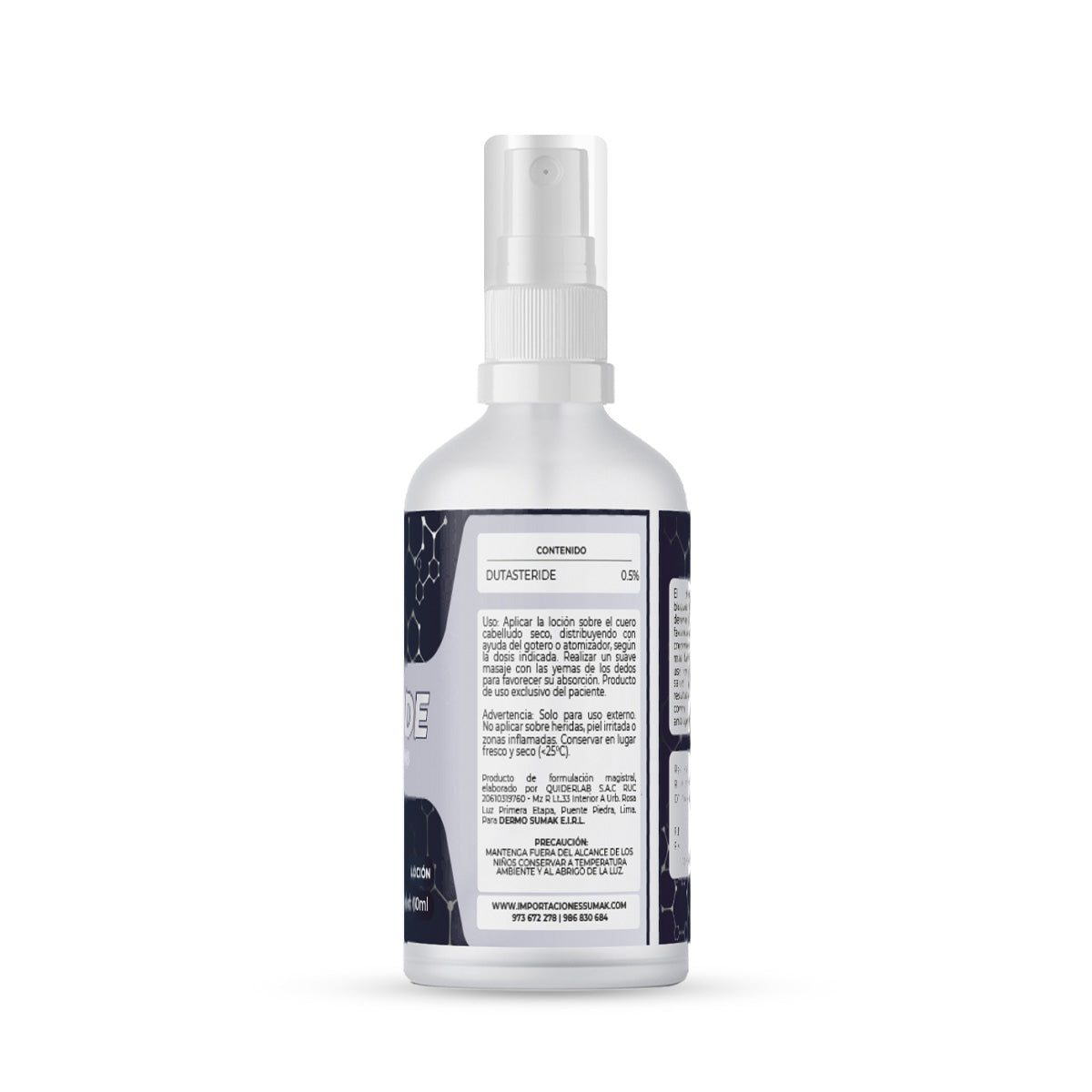 DUTASTERIDE 0.5% - LOCION TRATAMIENTO CAPILAR PARA HOMBRES - DERMO SUMAK