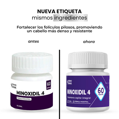 MINOXIDIL 4MG 60 CAPSULAS - DUERMO SUMAK