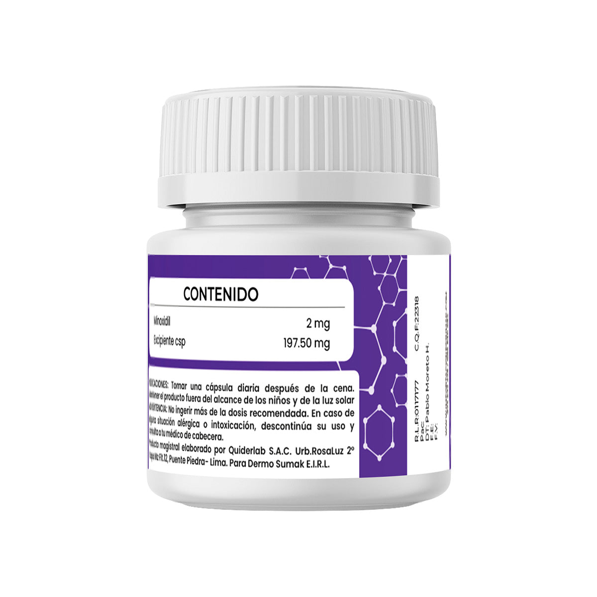 MINOXIDIL 1 MG 60 CAPSULAS DERMO SUMAK