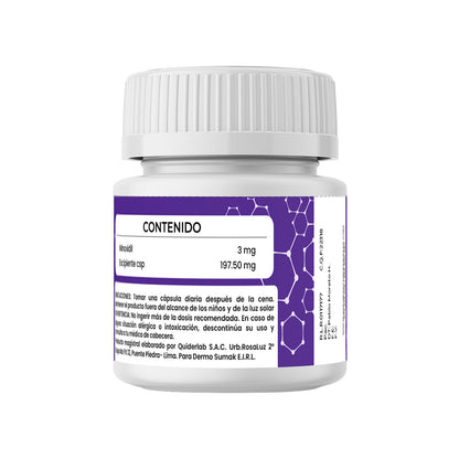 MINOXIDIL 3MG 60 CAPSULAS - DUERMO SUMAK
