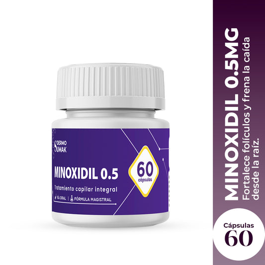 MINOXIDIL 0.5 MG - 60 CAPSULAS DERMO SUMAK