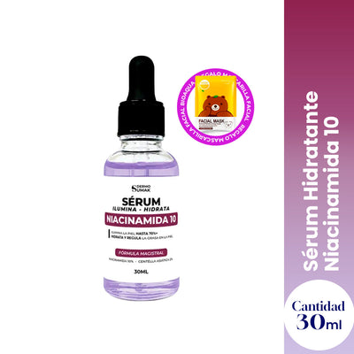 Sérum Hidratante Niacinamida 10% 30ml - Dermo Sumak