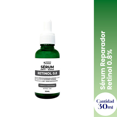 Dermo Sumak Sérum Reparador Retinol 0.8% – Renovación Facial 30ml