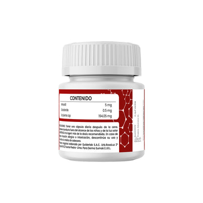 MINOXIDIL 5 MG & DUTASTERIDE 0.5 MG X 30 CAPSULAS - DERMO SUMAK
