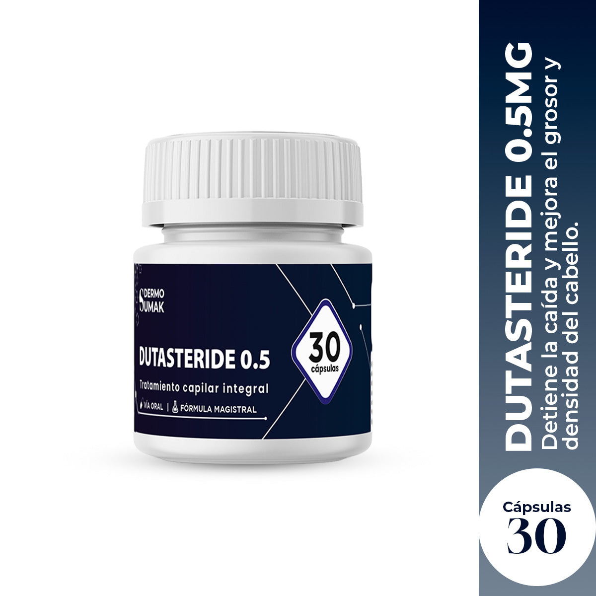 DUTASTERIDE 0.5 MG X 30 CAPSULAS - DERMO SUMAK