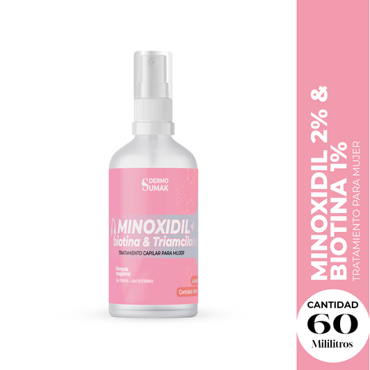 LOCION MINOXIDIL 2% MUJER  60ML - DERMO SUMAK