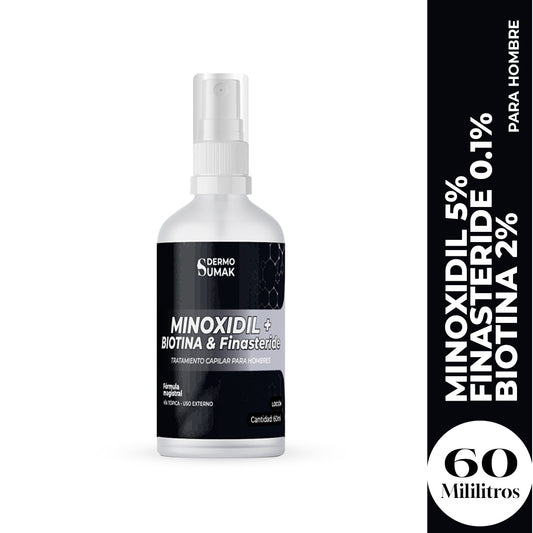 LOCION MINOXIDIL & FINASTERIDE & BIOTINA  60ML - DERMO SUMAK