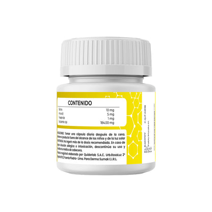 FINASTERIDE 1 MG & MINOXIDIL 5 MG & BIOTINA 10 MG X 60 CAPSULAS- DERMO SUMAK