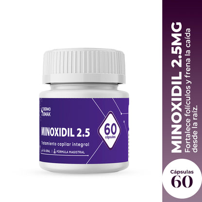 MINOXIDIL 2,5MG X 60 CAPSULAS - Dermo-Sumak