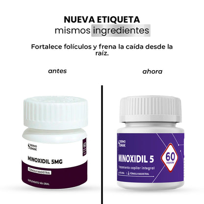 MINOXIDIL 5MG X 60CAPSULAS - DERMO SUMAK
