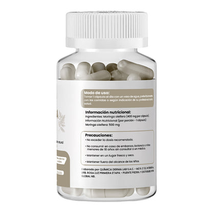 MORINGA 400 MG PLUS+ X 100 CAP