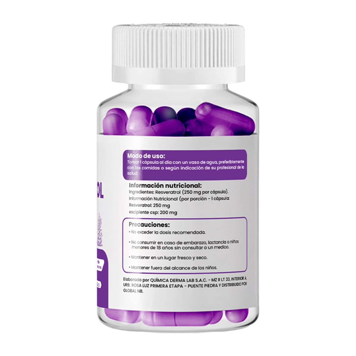 RESVERATROL PLUS 250MG DERMO SUMAK