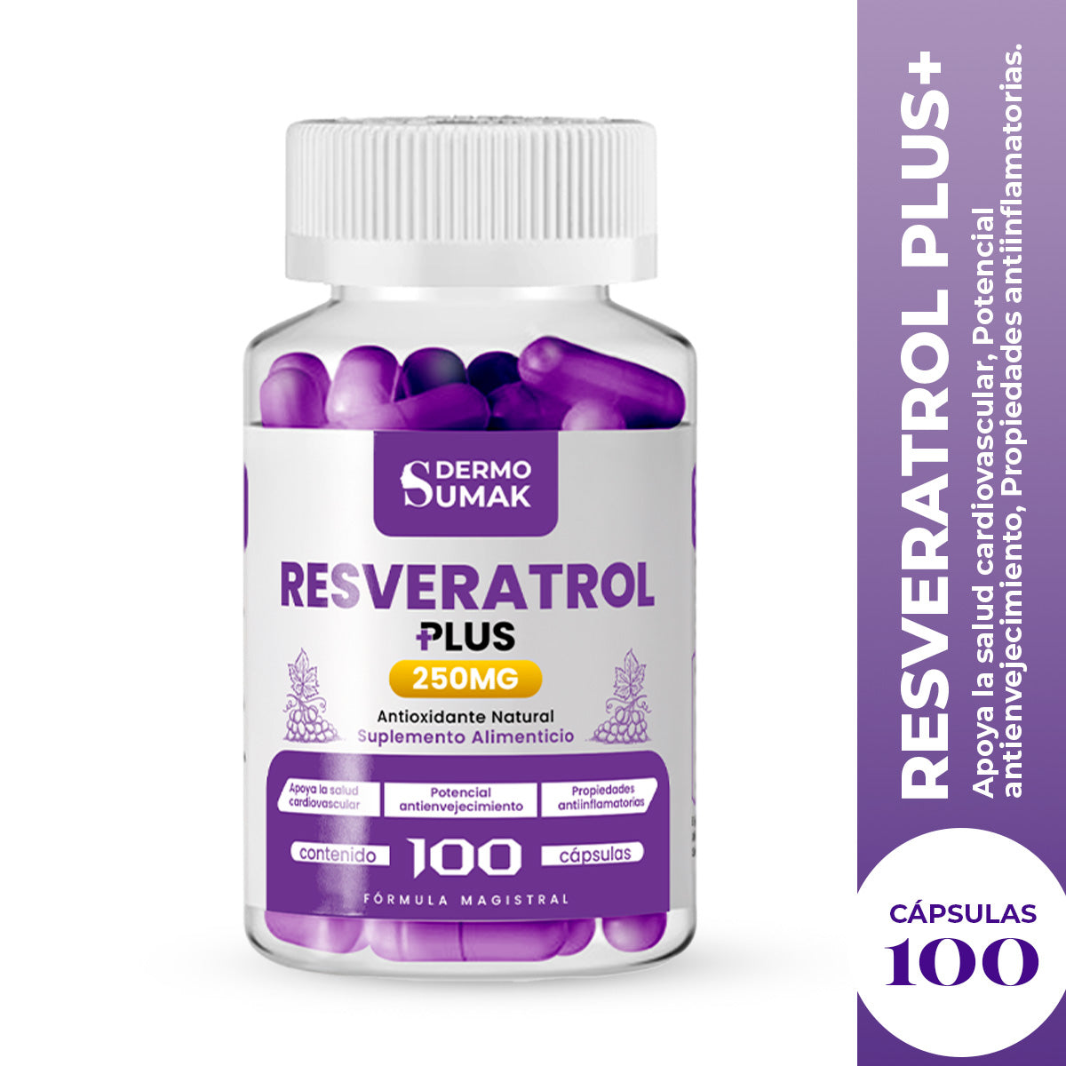 RESVERATROL PLUS 250MG DERMO SUMAK