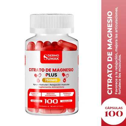 CITRATO DE MAGNESIO 100 CAPSULAS DERMO SUMAK