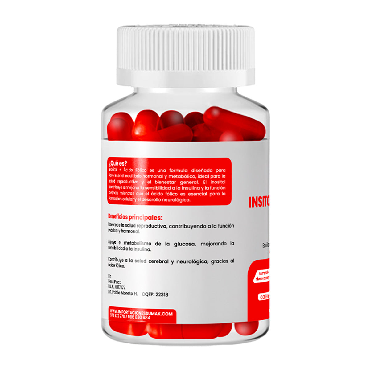 INOSITOL ACIDO FOLICO 100 CAPSULAS DERMO SUMAK