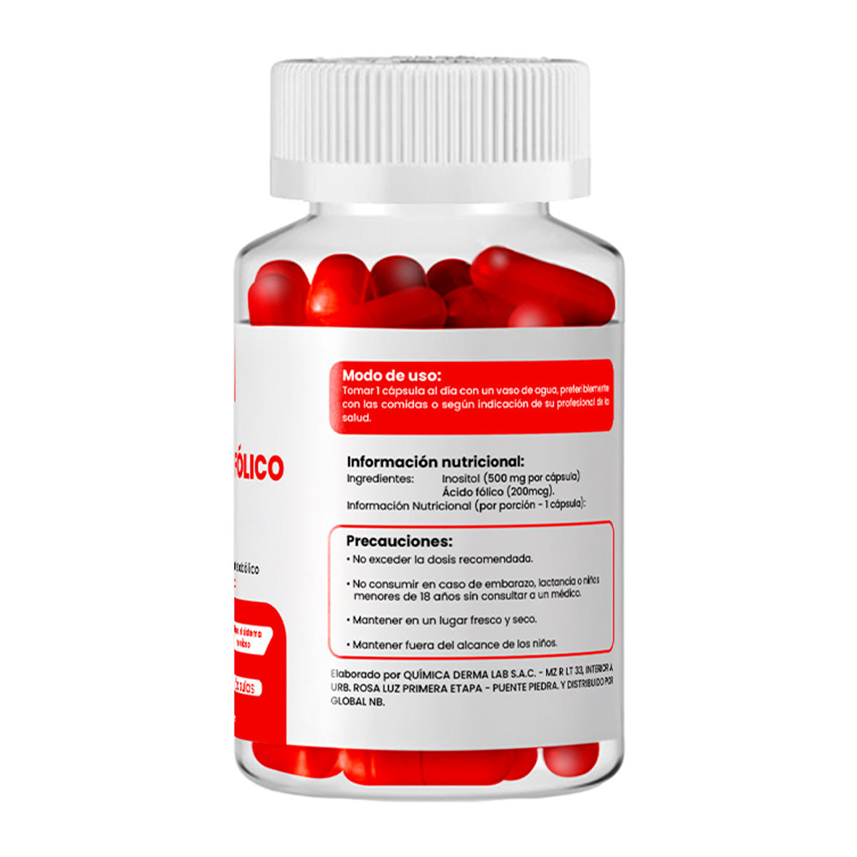 INOSITOL ACIDO FOLICO 100 CAPSULAS DERMO SUMAK