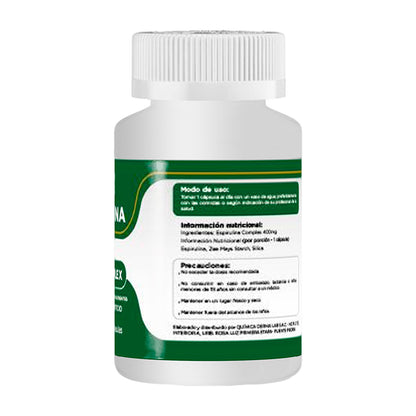 ESPIRULINA SUPERALIMENTO NATURAL 100 CAPS DERMO SUMAK