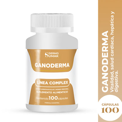 GANODERMA ANTIOXIDANTE NATURAL 100 CAPS DERMO SUMAK