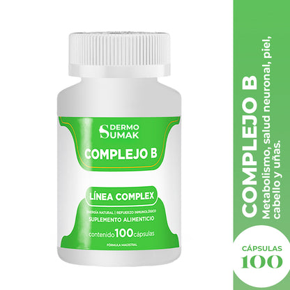 COMPLEJO B ENERGIA NATURAL 100 CAPSULAS DERMO SUMAK