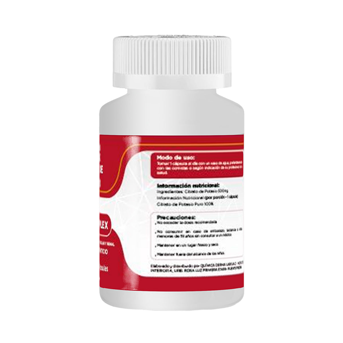 CITRATO DE POTASIO SALUD MUSCULAR 100 CAPS DERMO SUMAK