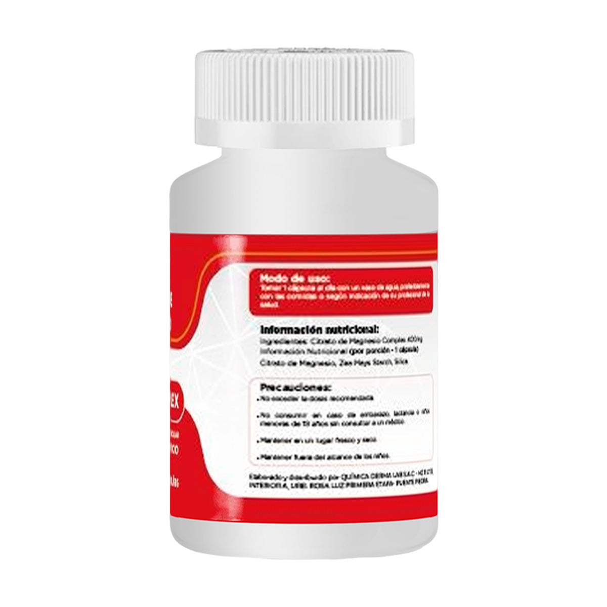 CITRATO DE MAGNESIO ENERGIA NATURAL 100 CAPS DERMO SUMAK