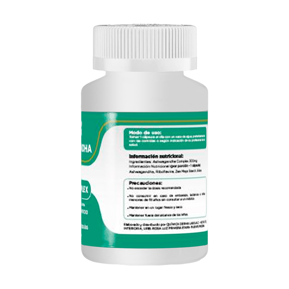 ASHWAGANDHA ENERGIA NATURAL 100 CAPSULAS DERMO SUMAK