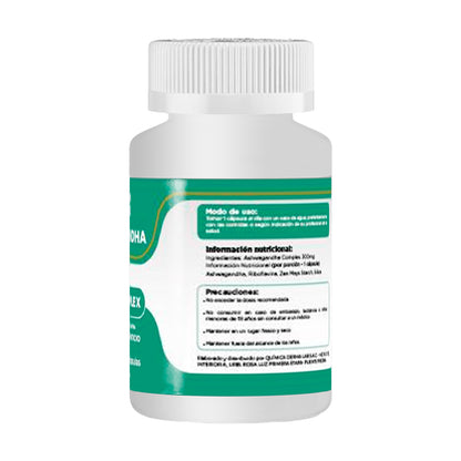 ASHWAGANDHA ENERGIA NATURAL 100 CAPSULAS DERMO SUMAK