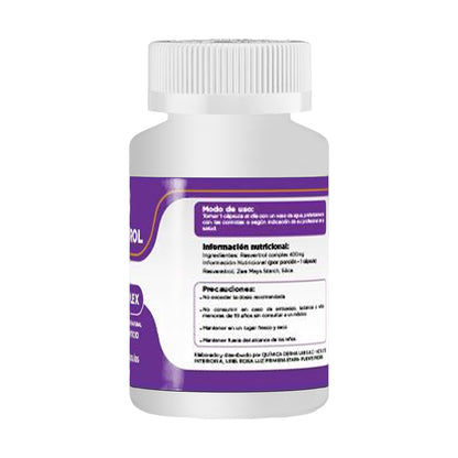 RESVERATROL FORMULA NATURAL 100 CAPSULAS DERMO SUMAK