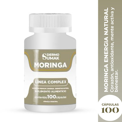 MORINGA ENERGIA NATURAL 100 CAPSULAS DERMO SUMAK