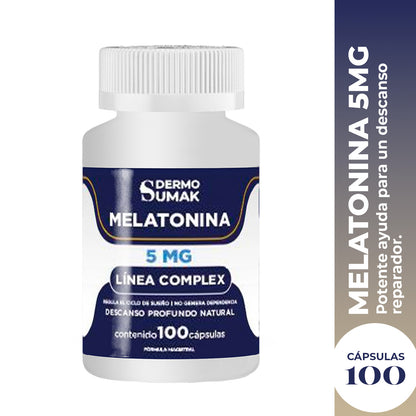 MELATONINA COMPLEX 5MG 100 CAPSULAS DERMO SUMAK
