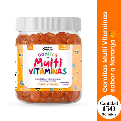 Gomitas Multi-Vitaminas Niños 150 Gomitas - Dermo Sumak