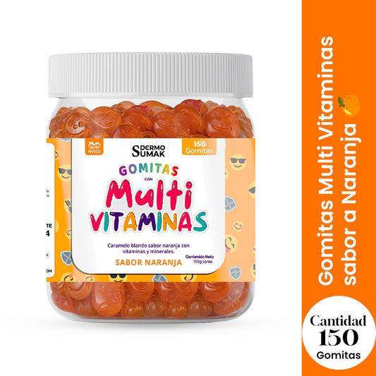 Gomitas Multi-Vitaminas Niños 150 Gomitas - Dermo Sumak