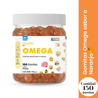 Gomitas Omega Adulto 150 Gomitas - Dermo Sumak