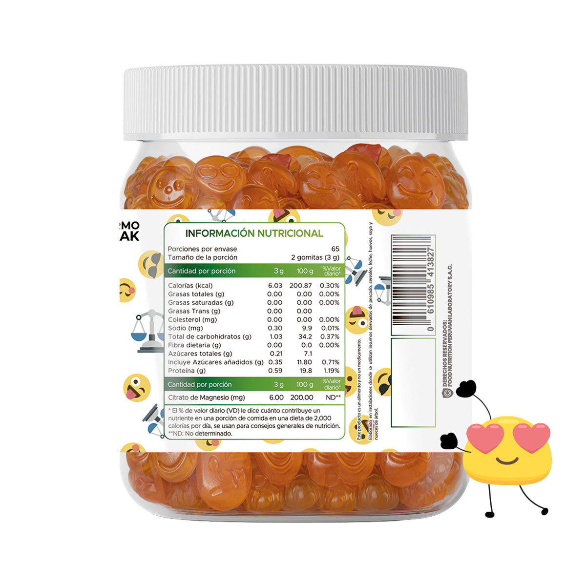 Gomitas Citrato de Magnesio - Adultos 150 Gomitas - Dermo Sumak