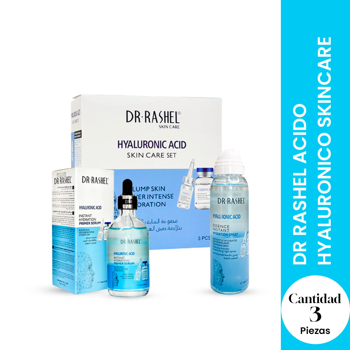 DR RASHEL ACIDO HYALURONICO SKIN CARE SET 3PZ