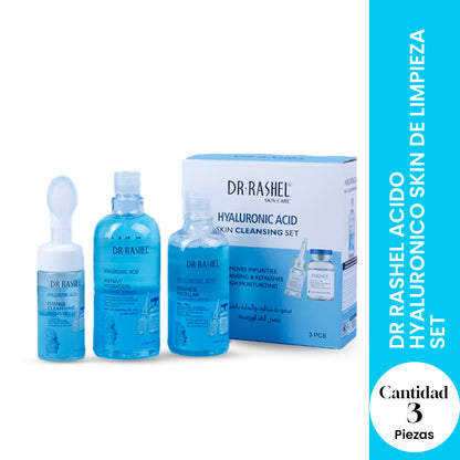 DR RASHEL ACIDO HYALURONICO SKIN CLEANSING SET 3PZ