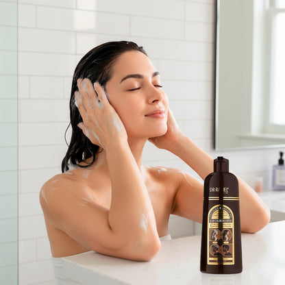 DR RASHEL SHAMPO TINTE DARK BROWN 400 ML