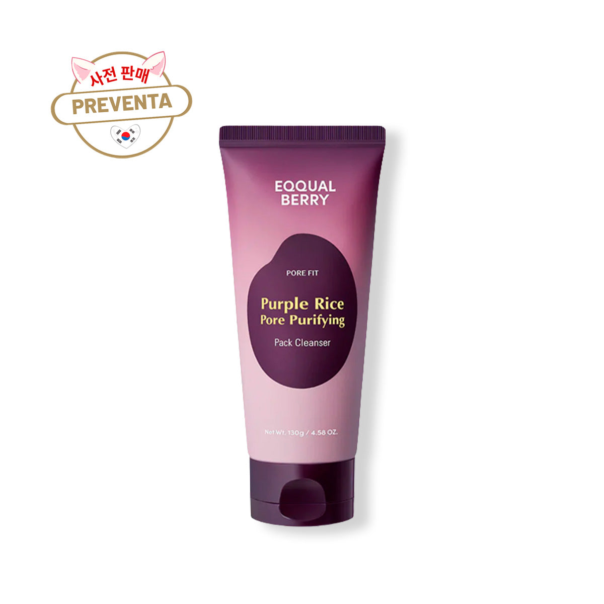 PREVENTA - Eqqualberry Purple Rice Pore Purifying Pack 130G