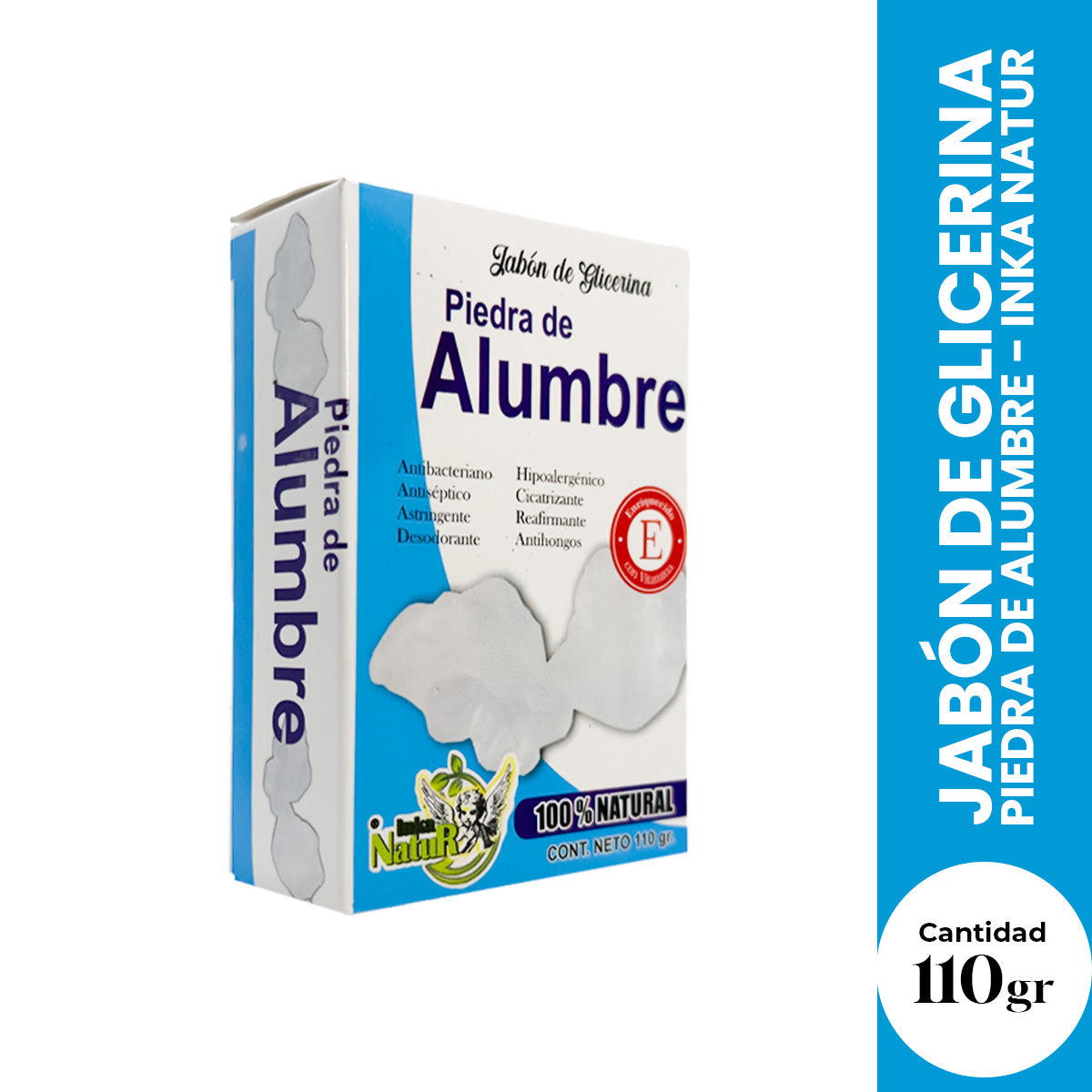 Jabón de Glicerina Piedra de Alumbre 110gr