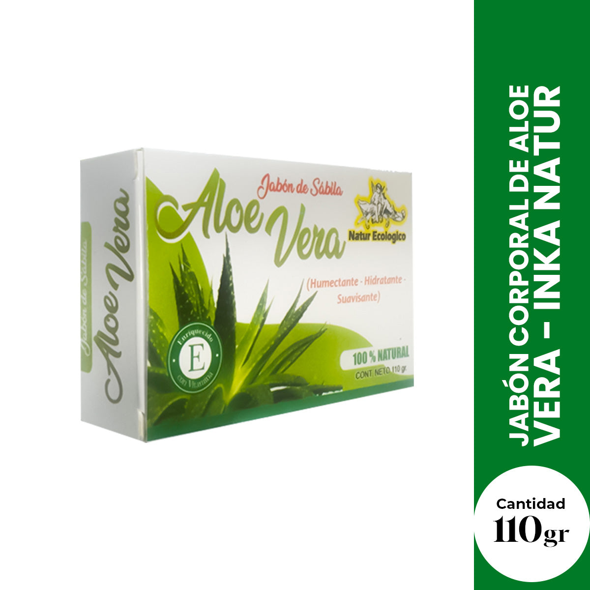 Jabón Corporal de Aloe Vera 110gr